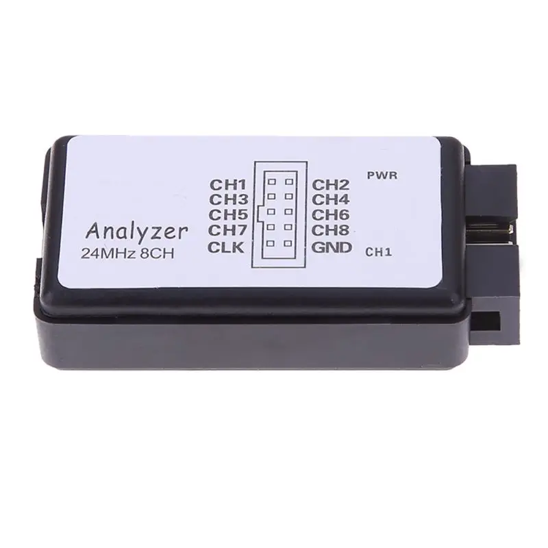 USB логический анализатор 24M 8CH микроконтроллер ARM FPGA инструмент отладки 24 МГц 16 12 8 4