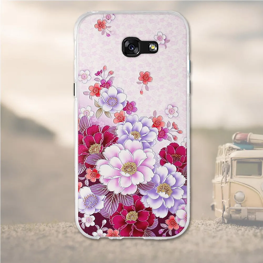 Чехол для Samsung Galaxy A5 A3 A7 2017 силиконовый мягкий 3D чехол 2017|case for samsung galaxy|case samsungcase |