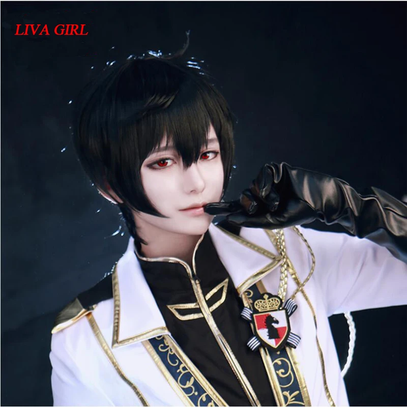 LG Новинка Высокое качество Ristu Sakuma косплей парик ансамбль звезды Аниме игра costeme