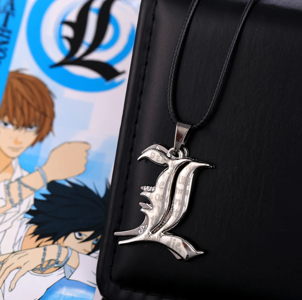 Горячее аниме Death Note 2 ряда металлический сплав чокер косплей для женщин и мужчин