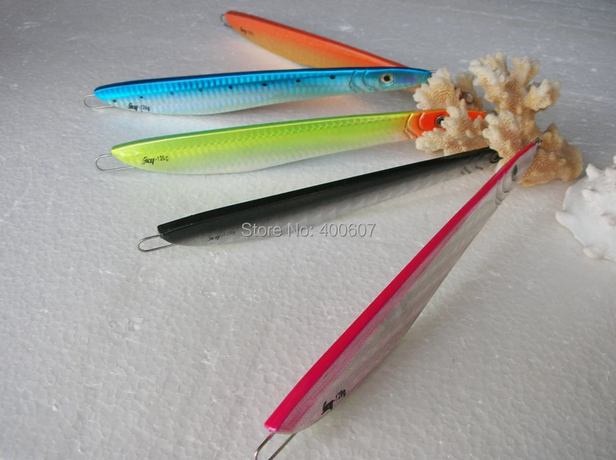 100 г металлический морской джиг для рыбалки в глубокой соленой воде свинцовая