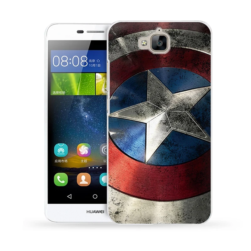 2016 твердый пластик Защитный чехол для Coque huawei Y6 pro Y6pro пластиковая задняя крышка