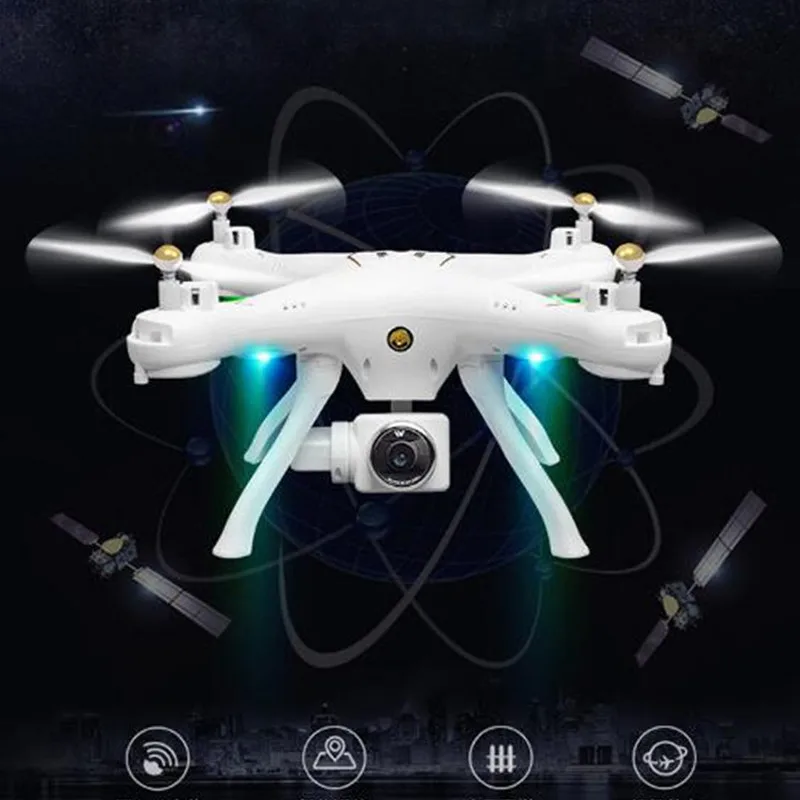 Attop W9 gps Радиоуправляемый Дрон с 2,4G 720 P/5G 1080P HD камерой Wifi FPV Follow Me объемный режим удержания высоты Радиоуправляемый квадрокоптер игрушки