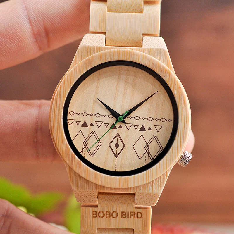 Relogio masculino BOBO BIRD мужские часы бамбуковые деревянные часы кварцевые наручные часы в деревянной коробке принимаем логотип Прямая поставка