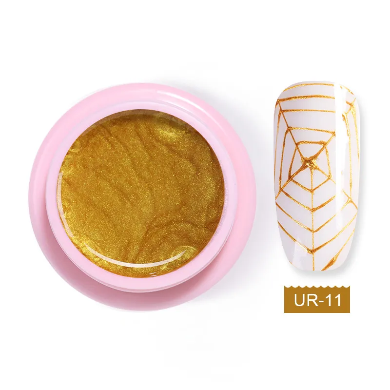 11 Ur Sugar краска гель лак для ногтей Spider Line гель лак УФ замачиваемый Лак Блеск профессиональная краска для ногтей маникюрные инструменты для ногтей - Цвет: 11