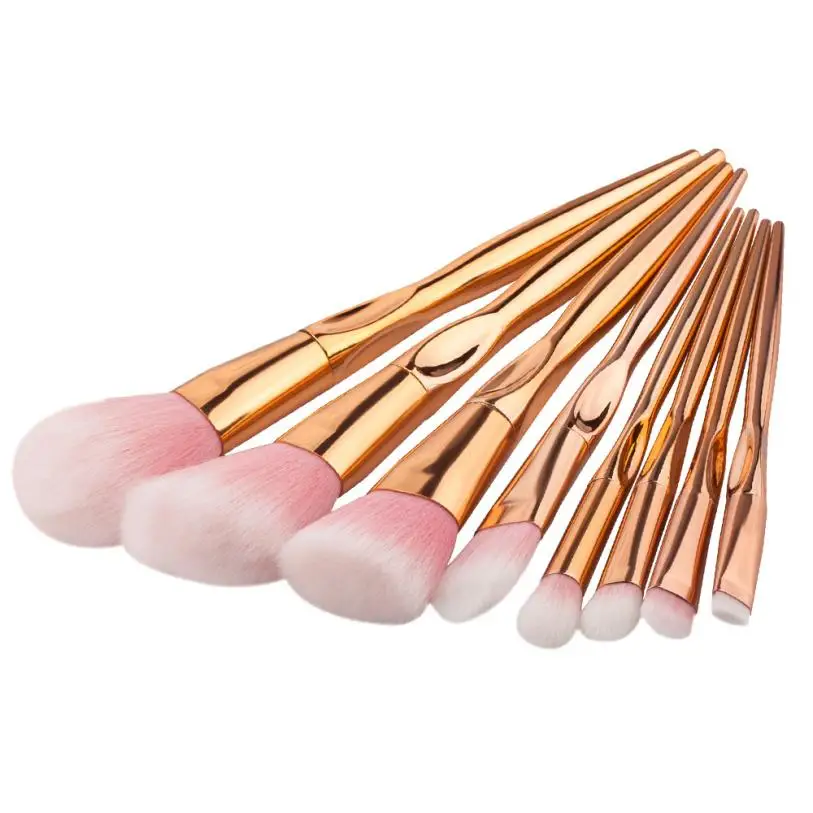 GJH-08-XX-01 17.*10*1.5 cm 8PCS Make Up Foundation Eyebrow Eyeliner Blush Cosmetic Concealer Brushes utensilios de maquillaje | Красота и
