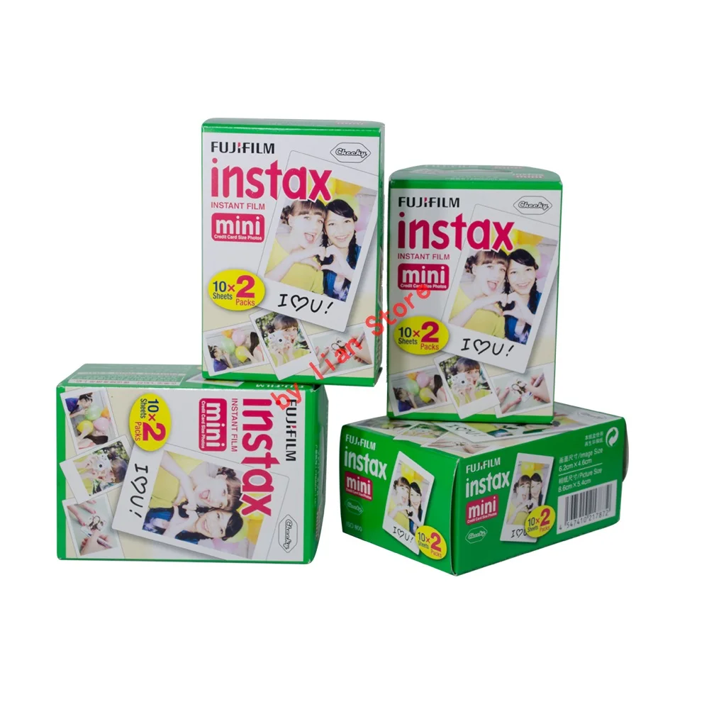 Мини пленка для мгновенной печати Fujifilm Instax Mini 8/9/7s/9/70/25/50s/90 80 листов белая