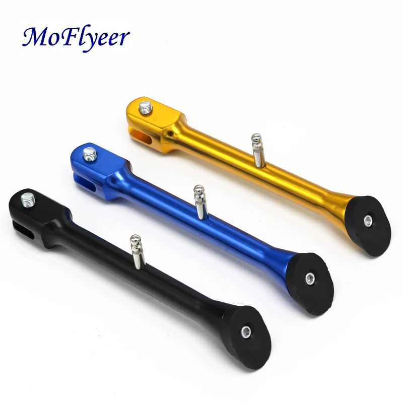 MoFlyeer Новая мотоциклетная обувь Kickstand модификация скутера Запчасти мотоцикл скамеечка для ног кронштейн аксессуары для мопеда подножка сбоку