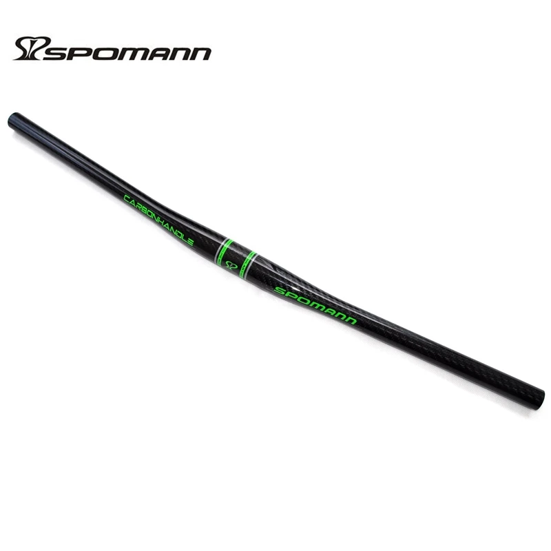 Полностью углеродный руль для велосипеда SPOMANN горного 31 8*600 720 мм 3 k блестящий
