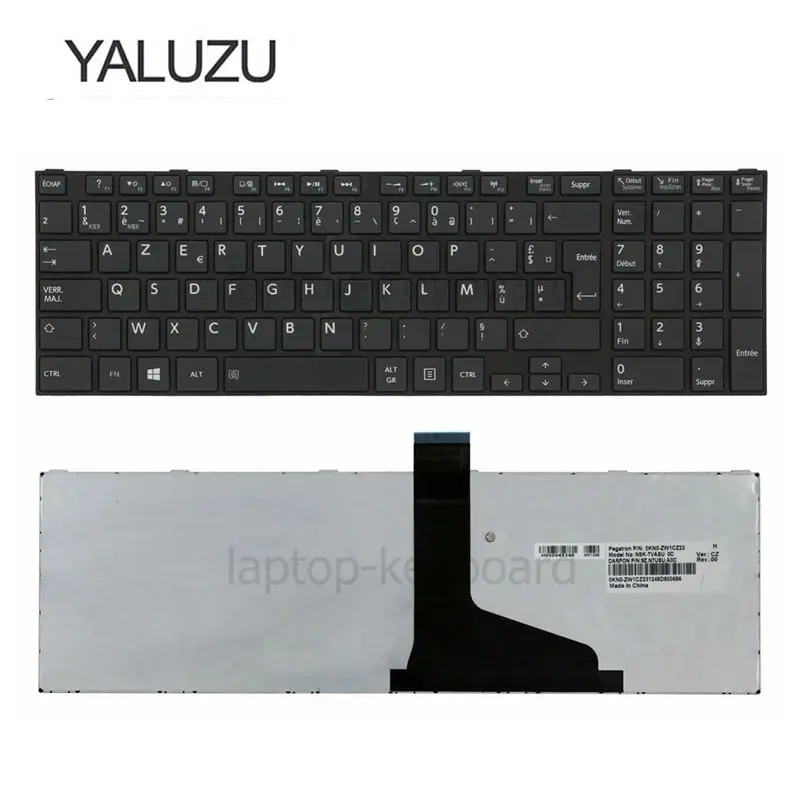 Французская клавиатура для TOSHIBA SATELLITE C850 C855D C850D C855 C870 C870D C875 C875D L875 L875D AZERTY