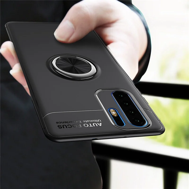 Cherie Funda For Huawei P30 20 Lite Pro Case Magnetic Finger Ring Holder Soft Enjoy 9S 9E Y7 Y6 2019 Cover |