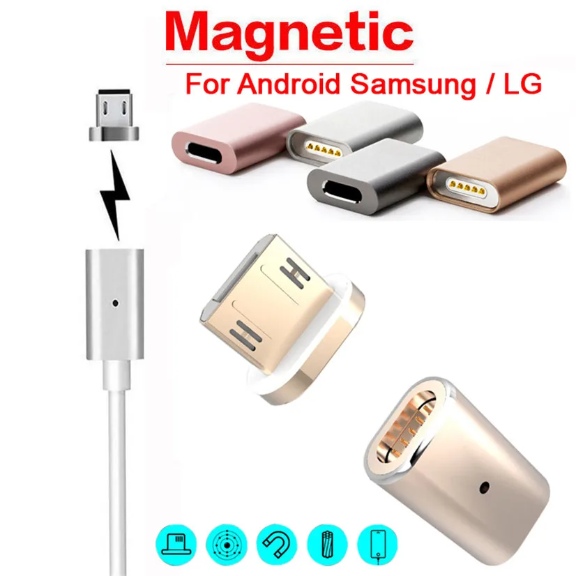 MOSUNX Micro USB Магнитный адаптер зарядное устройство кабель металлический разъем для Android samsung LG Futural Digital