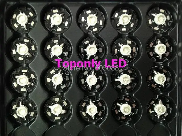 Высококачественный зеленый светодиодный Диод 5 Вт с радиатором сверхъяркий 300-320