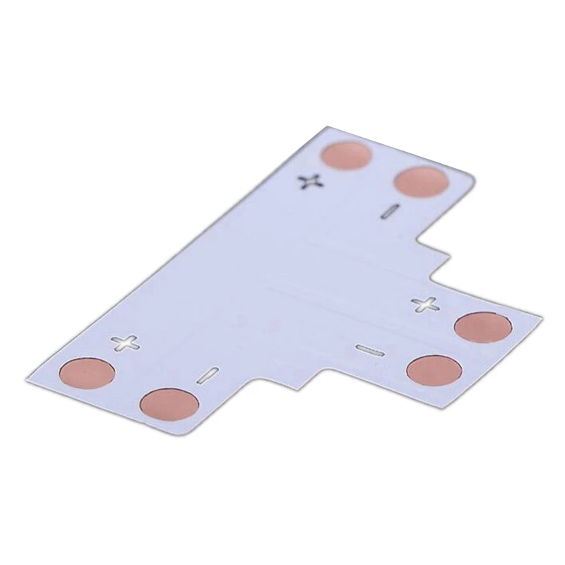 5pcs L T X Shape 8mm 10mm 12mm 2pin 4pin 5pin Single Color RGB RGBW LED Strip Corner Connector PCB Board Splitter Adaptor | Обустройство