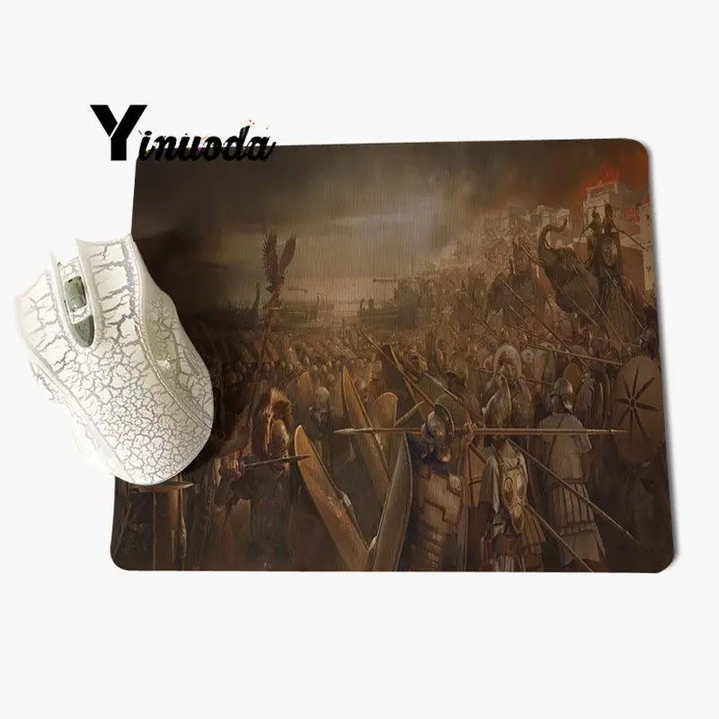 Yinuoda toall War Rome II, настраиваемый игровой коврик для мыши для ноутбука, размер для 18x22x0,2 см, игровые коврики для мыши