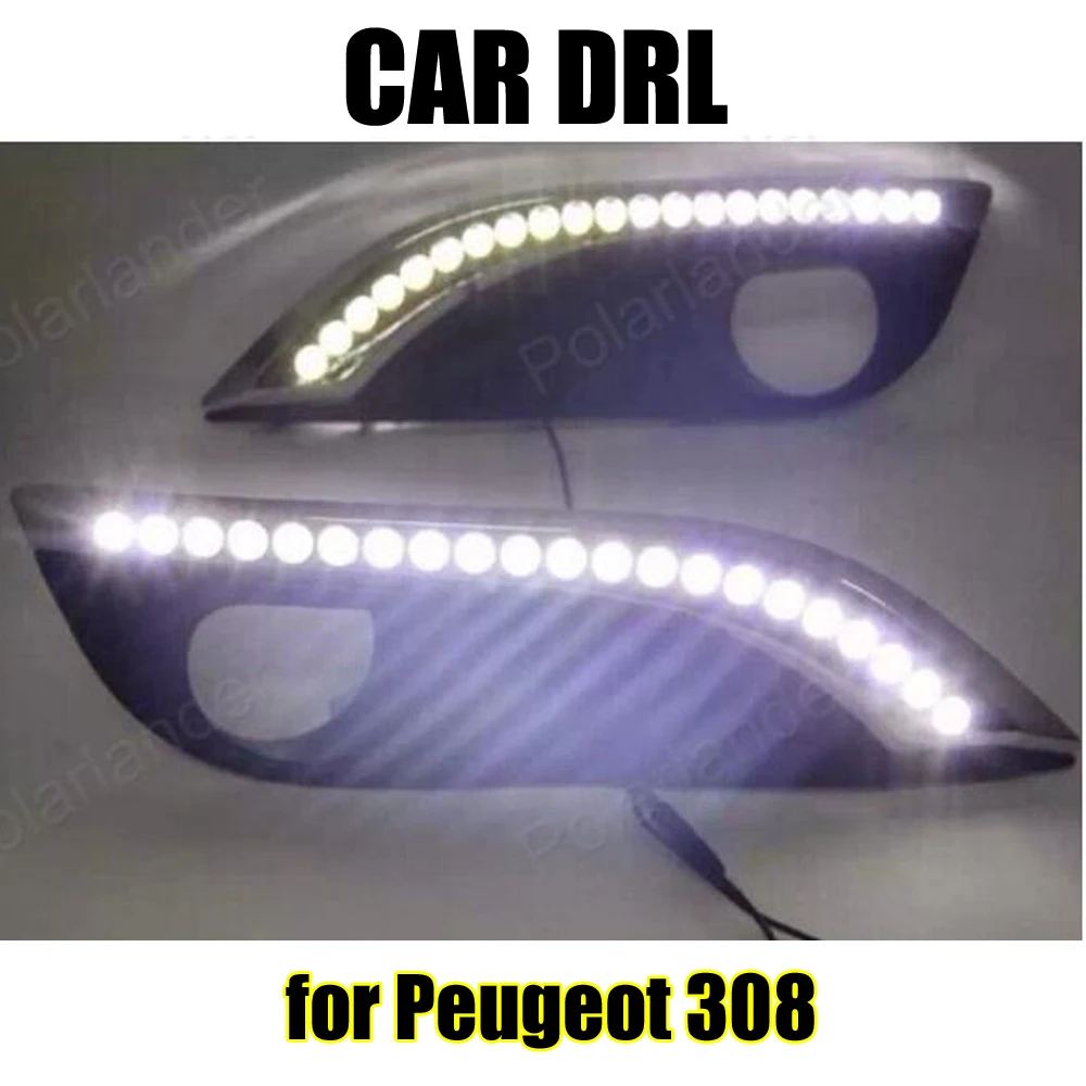 12 В Автомобильная фара автомобильный Стайлинг светодиодные ходовые огни дневной