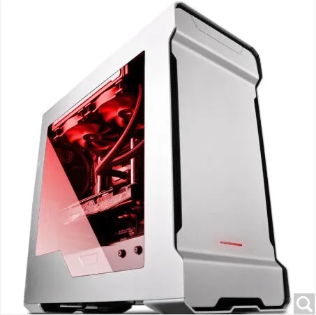 Алюминиевый Чехол для компьютера PHANTEKS 515E ATX(поддержка 2x280 с водяным охлаждением/Откидная алюминиевая боковая панель/с 3 бесшумными вентиляторами