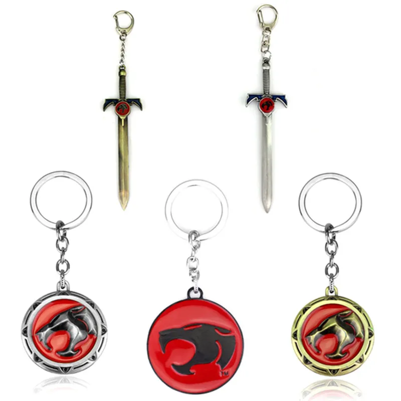 Аниме Thundercat брелок модный металлический меч автомобильный Подвески брелки
