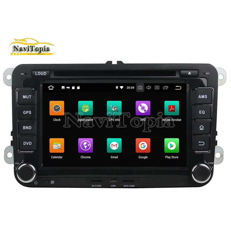NAVITOPIA 8 дюймов Android 9 0 автомобильный радиоприемник для VW