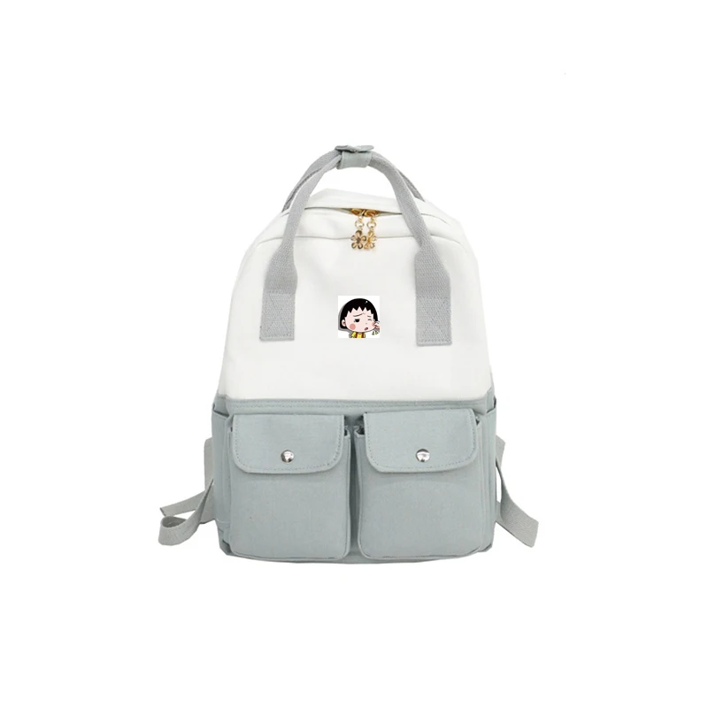 8 Мультфильм Сейлор Мун девушки рюкзак Mochila Feminina Милый Пикачу одна деталь Луффи сумка на плечо школьный ранец - Цвет: 8
