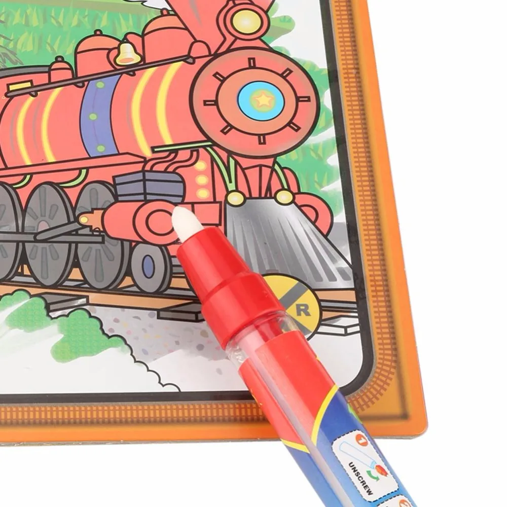 Новая портативная Волшебная книга для рисования водой игрушки с 1 ручкой 2020
