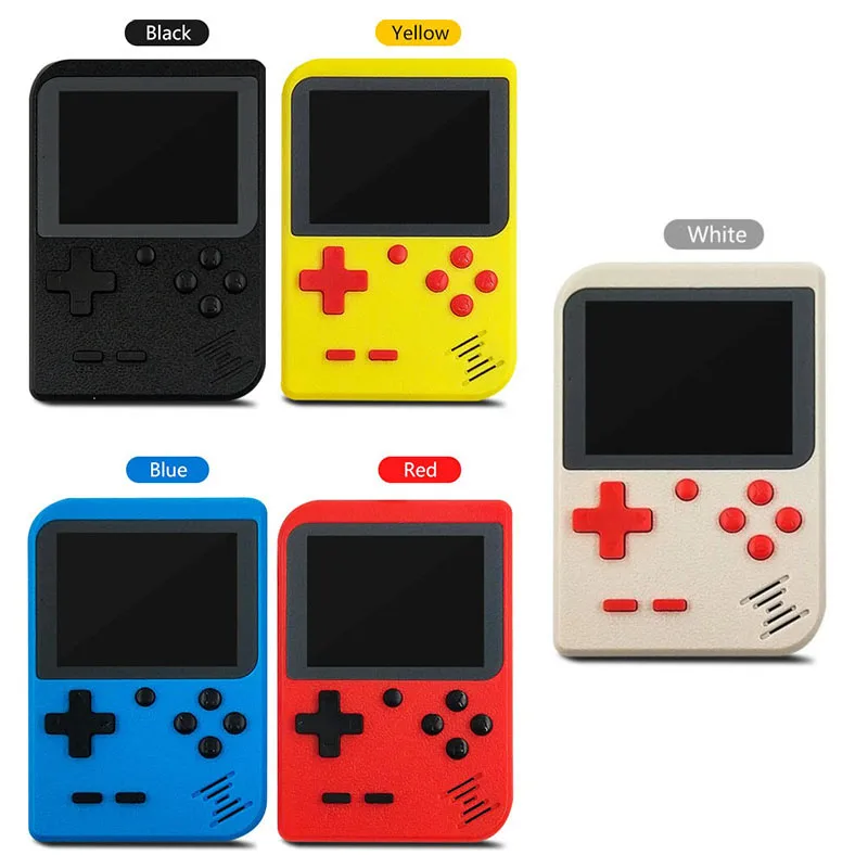 Мини Детские Классические игровые консоли 8 бит портативная консоль Встроенный