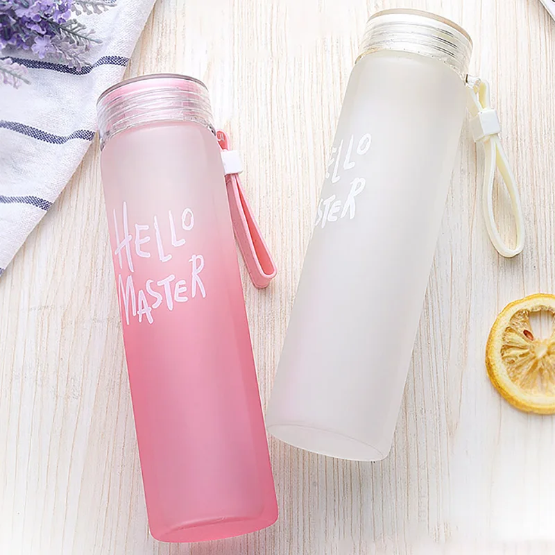 Бутылка для воды BAISPO фитнеса из матового стекла контейнер здорового образа жизни