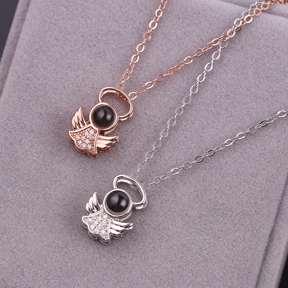 Ожерелье с подвеской-проектором Я тебя люблю на 2018 языках | Украшения и