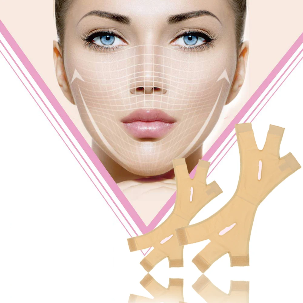 V Line лифтинг лица для женщин Красивые стройнее подбородок Лифт бандаж ShapeBreathable