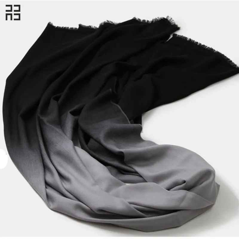 Бесплатная доставка женские шарфы контрастных цветов 200S высококачественный