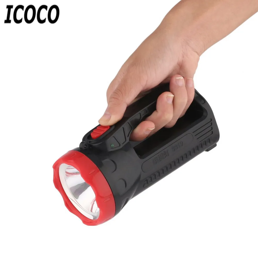 ICOCO супер яркий наружный светодиодный заряжаемый сильный светильник вспышка 5 Вт