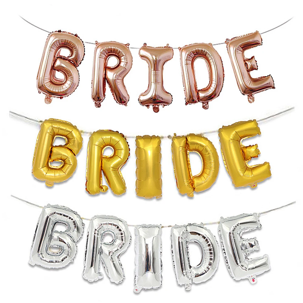 Воздушные шары из фольги с надписью Bride To Be 16 дюймов|Воздушные и аксессуары| |