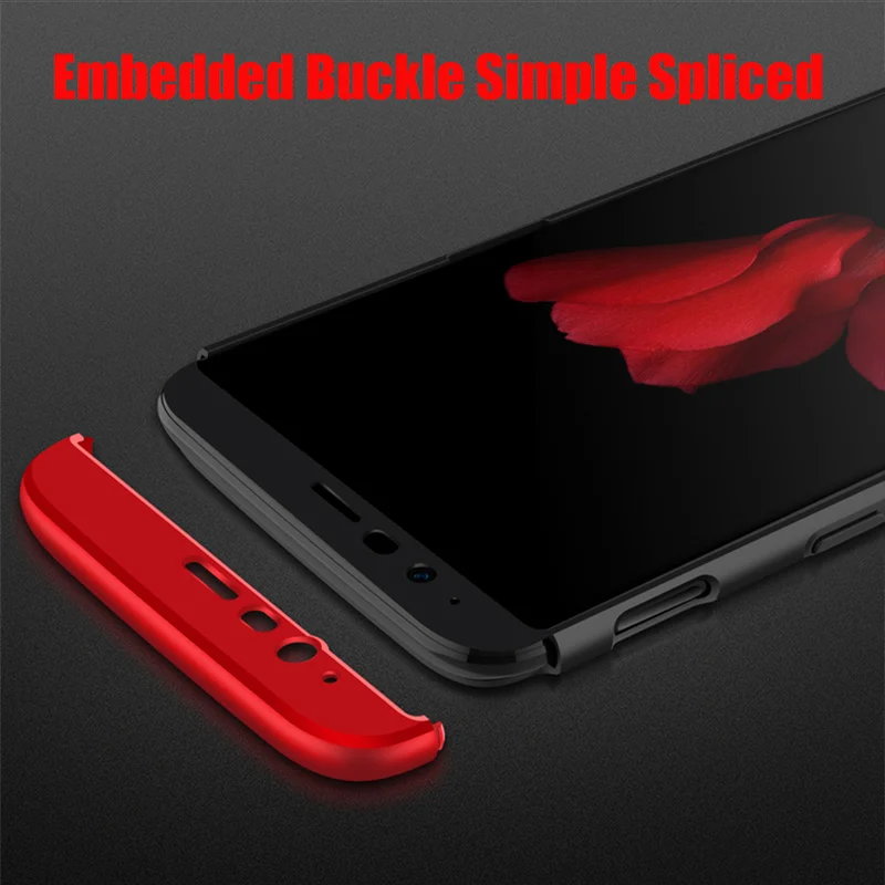 Оригинальный жесткий бронированный чехол для Oneplus 5 5T 3in1 матовый 360 градусов