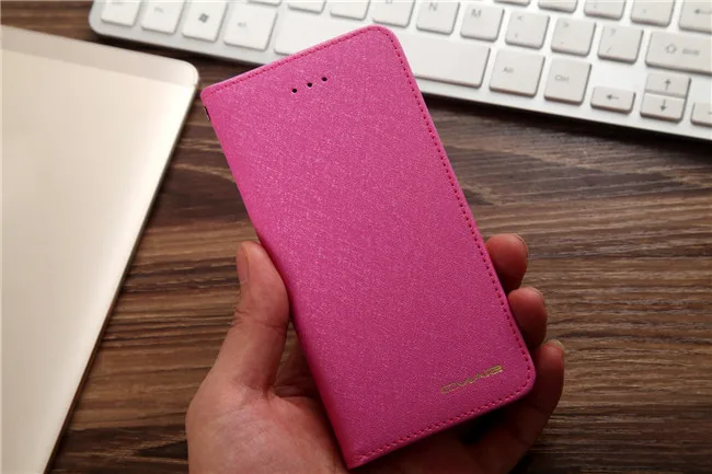 Hot Pink Для iPhone 7 чехол, кожаный Шелковый Магнитный Флип-кошелек, чехол для iPhone 11 Pro Max 7 8 Plus 6S X XS XR XS Max, чехол с карманом для карт - Цвет: Hot Pink