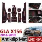 Нескользящий прорезиненный коврик для ворот Mercedes Benz GLA X156 GLA180 GLA200 GLA220 GLA250 GLA45 200 220 250 200d 220d, аксессуары
