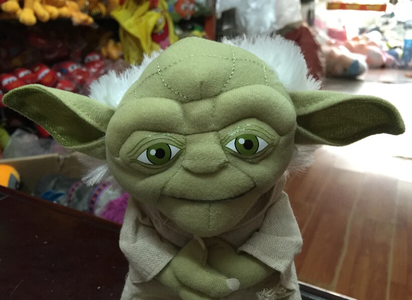 20 см милый мягкий плюшевый зеленый мастер игрушка йода кукла чучела фильм