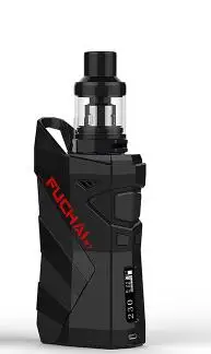 Черный Sigelei Fuchai r7 kit Mod Kit Zinc alloy+Plastic with T4 2.5ml Tank SS303+ transparent glass Electronic Cigarette vaporizador - Цвет: Черный
