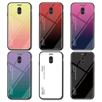 uyfrate slim gradient phone case smooth tempered glass cover for meizu m6 note note 8 16 16th plus 16x m6t x8 meizu 17 pro 16xs