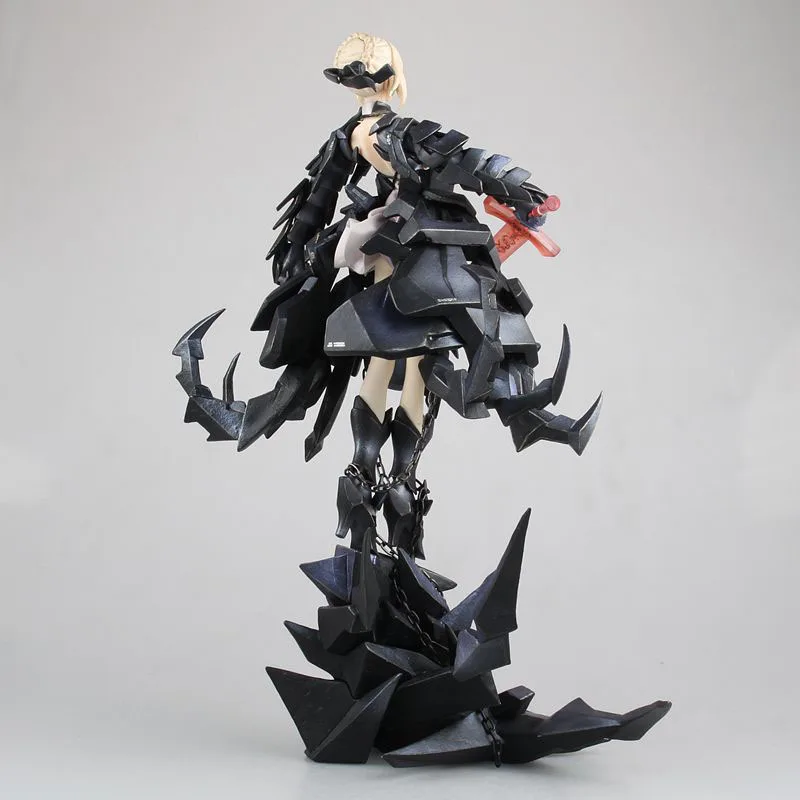 Аниме Судьба Ночь GSC судьба фигурка Huke металла шестерни Illustrator ver. Черный Боевой 1/7