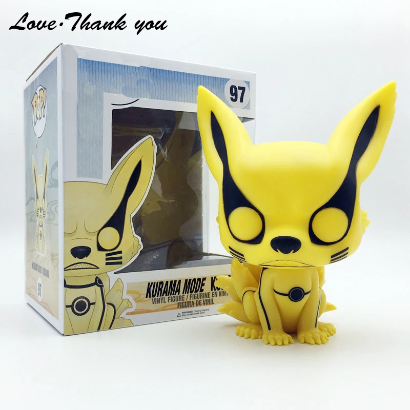 Love Thankyou Аниме Наруто Узумаки лиса яркая и темная ПВХ фигурка Коллекционная