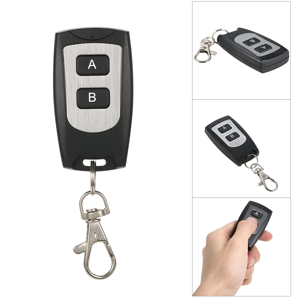 Умный дом 433 МГц RF 2CH обучающий код беспроводной пульт дистанционного управления