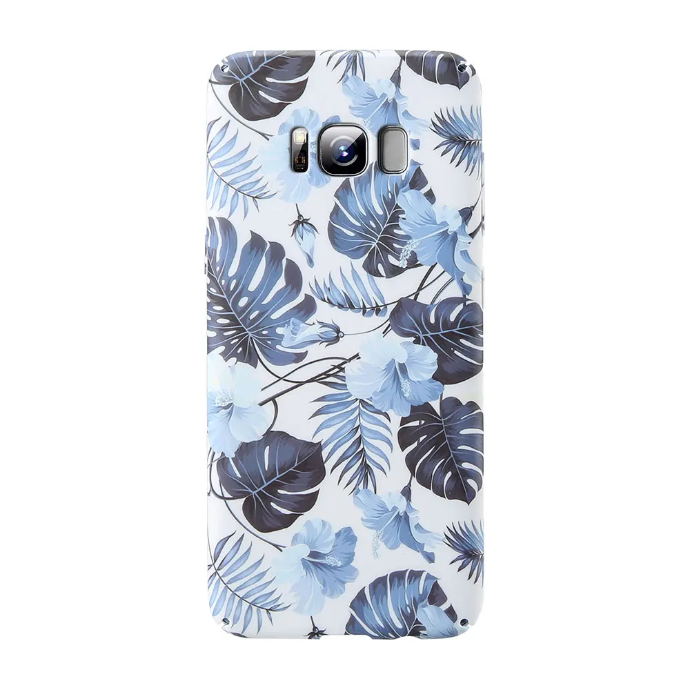 6 KISSCASE в форме листьев и цветка чехол для samsung Galaxy A5 A7 J3 J5 A6 A7 A8 A9 S8 S9 S10 Plus Note 10+ 8 9 S7 жесткий чехол из поликарбоната - Цвет: 6
