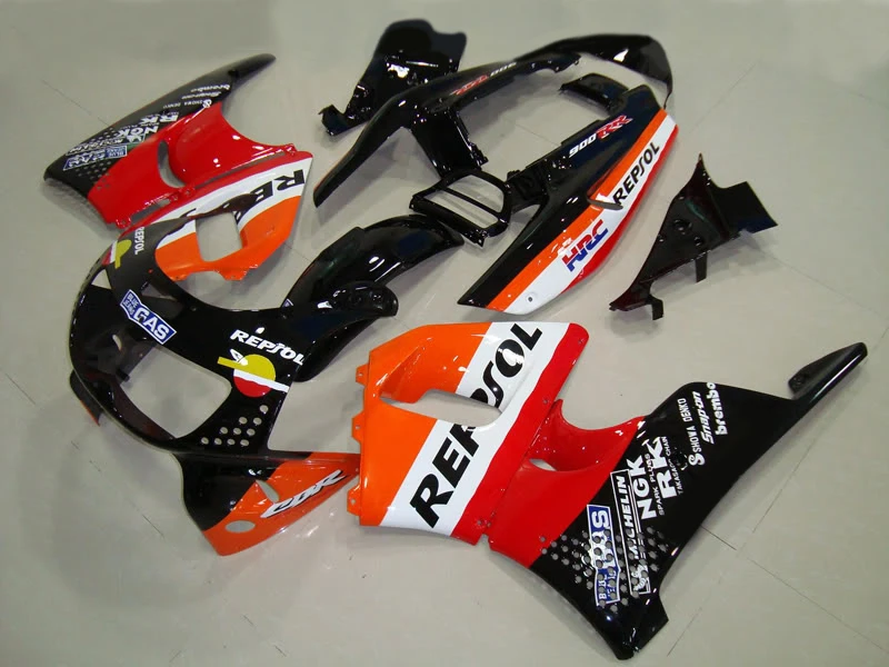 

ABS factory fairing kit for HONDA 1996 1997 CBR900RR CBR 893RR 96 97 repsol Orange motorcycle CBR 893 fairings set-Hey