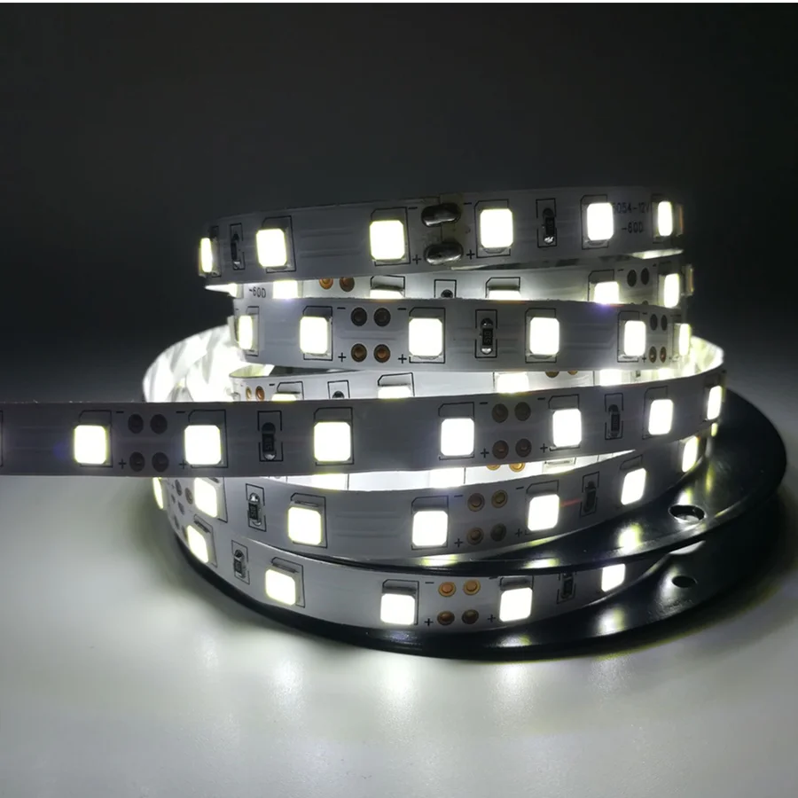 Khaosen 5054 SMD IP20 Fita Светодиодная лента светильник не водонепроницаемый DC 12V Tira гибкая
