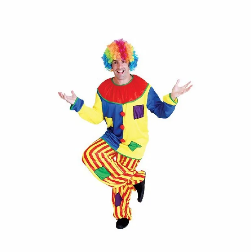 Костюм клоуна удивительного циркового представления на Хэллоуин 2018 одежда