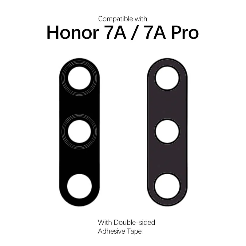 Объектив задней камеры для huawei Honor 7A, линзы задней камеры для huawei Honor 7C 7 S, запасные части с клейкой лентой