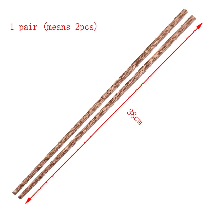 38cm 1 pair Длинные палочки для еды 1 пара 2 пары лапша фритюрница горячий горшок китайский стиль деревянная палочка для лапши кухонная жаровня БЛЮДО ПАЛОЧКА для еды - Цвет: 38cm 1 pair