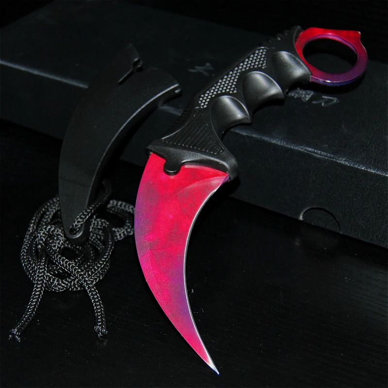 CS GO бабочка в ноже Karambit складной нож тренировочный нож подарок balisong Практичный Нож не заточенный металл