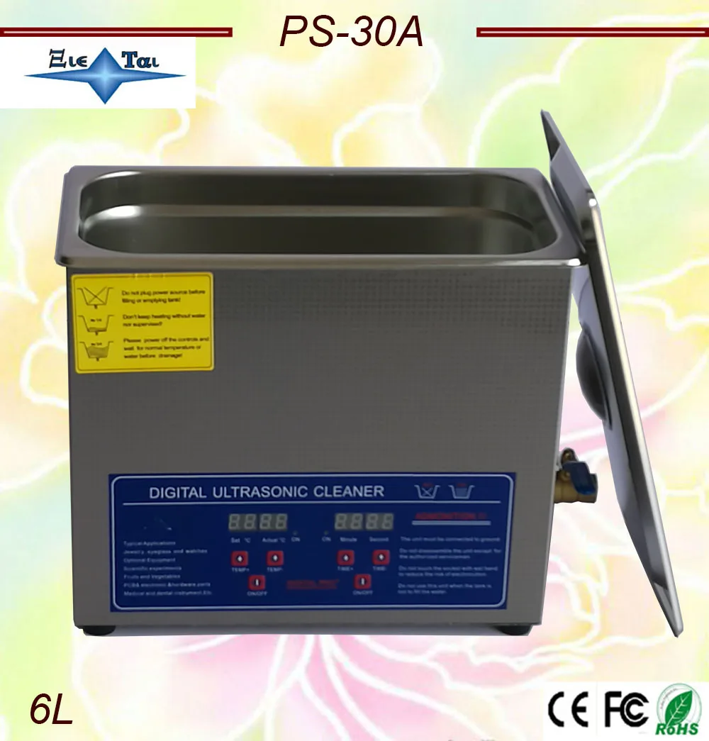 Лучшая цена AC110V/220 В 180 Вт Цифровой ультразвуковой очиститель 6.0L