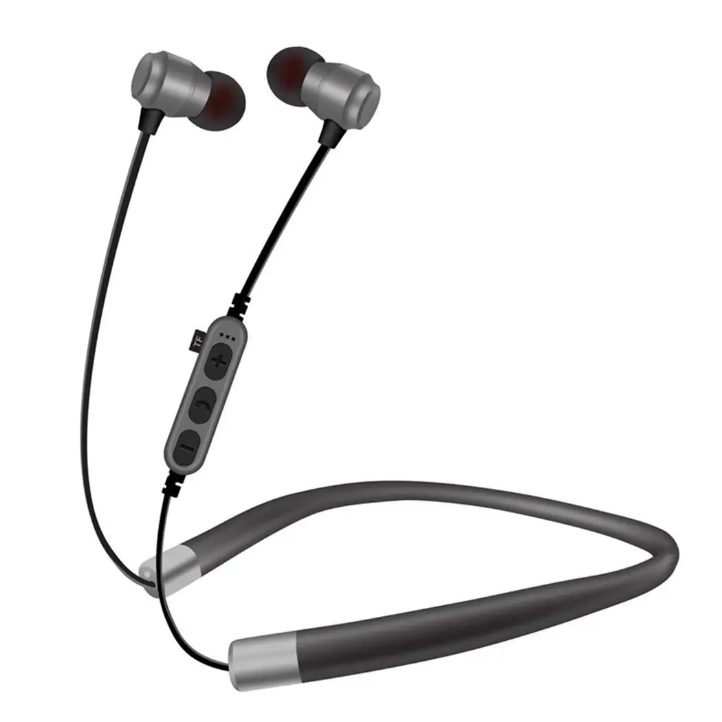 Bluetooth наушники беспроводные Спортивные Поддержка TF/SD карты микрофон для iPhone Huawei